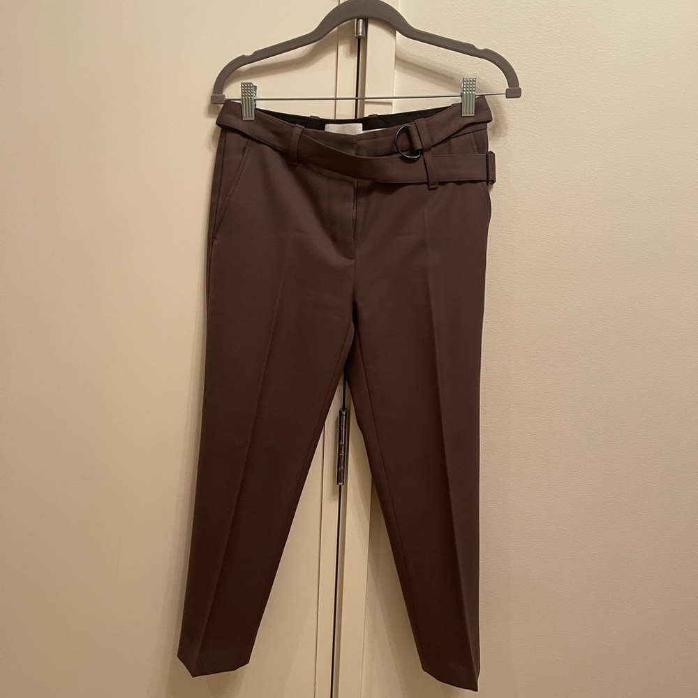 3.1 Phillip Lim 100% wool cropped trouser with belt 00